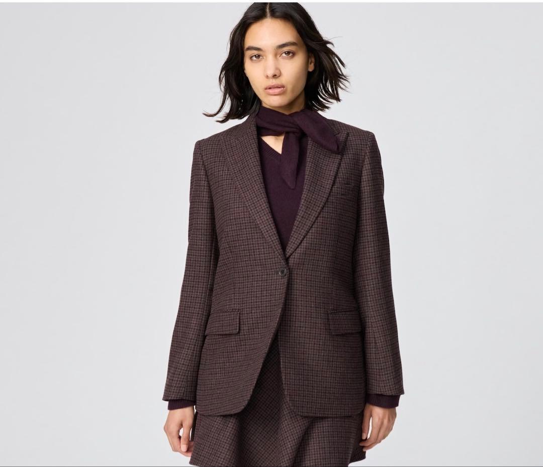UNIQLO C ツイードテーラードジャケットL