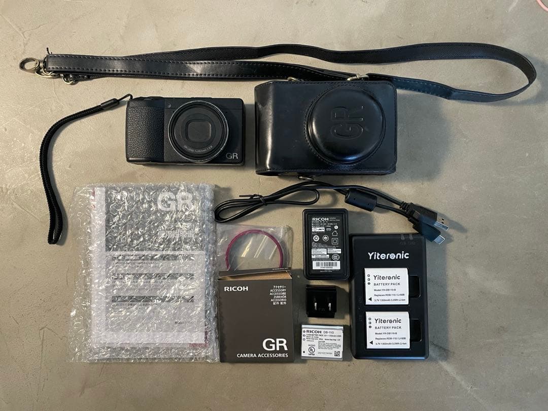 RICOH リコー GR IIIx シャッター9,732回 おまけ・元箱あり