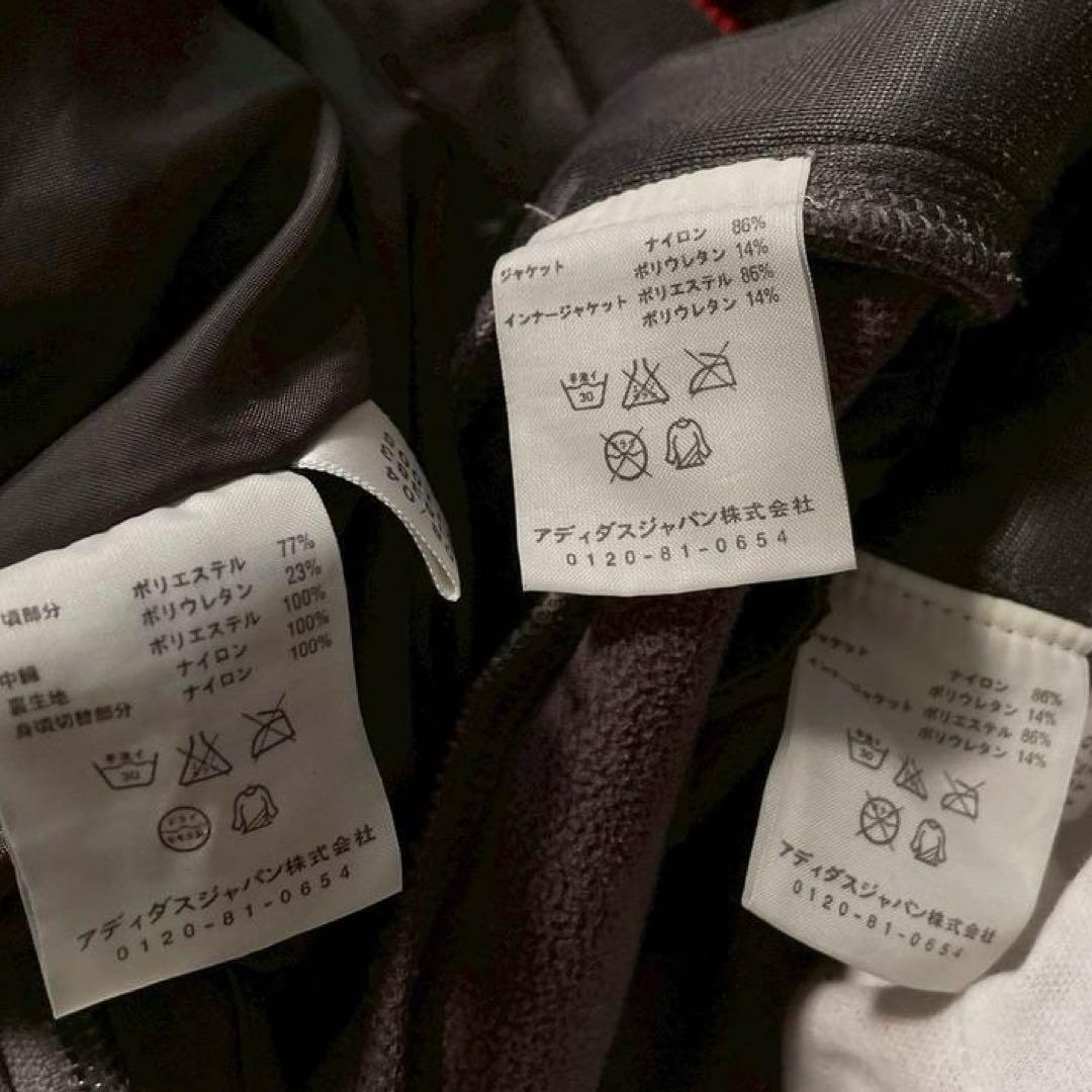 【とんとん】サロモン スキーウェア 上下 セットアップ 3WAY レッド