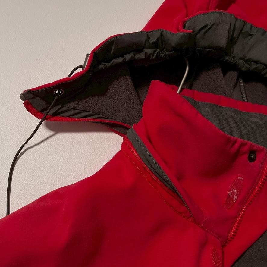 【とんとん】サロモン スキーウェア 上下 セットアップ 3WAY レッド