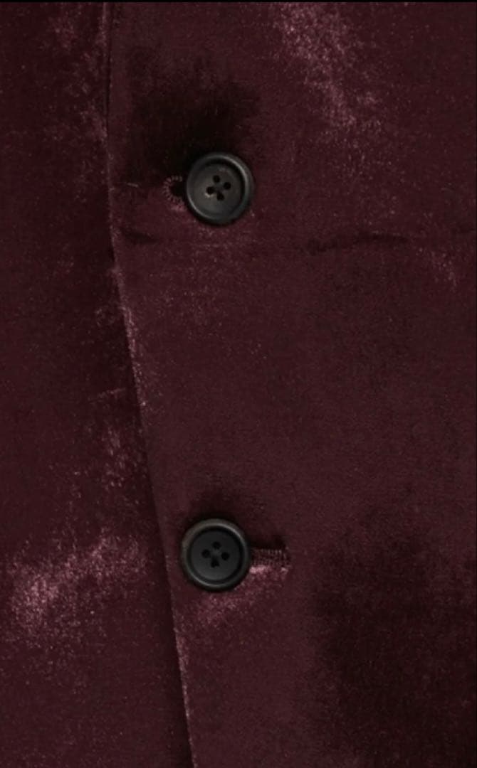 m*a様 トルネードマート　ワイン色　ベロア 　ジャケット　ベルベット