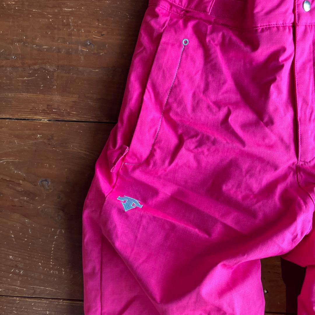 DESCENTE デサント　子供用スキーウェア上下セット　水色×ピンク　ジュニア