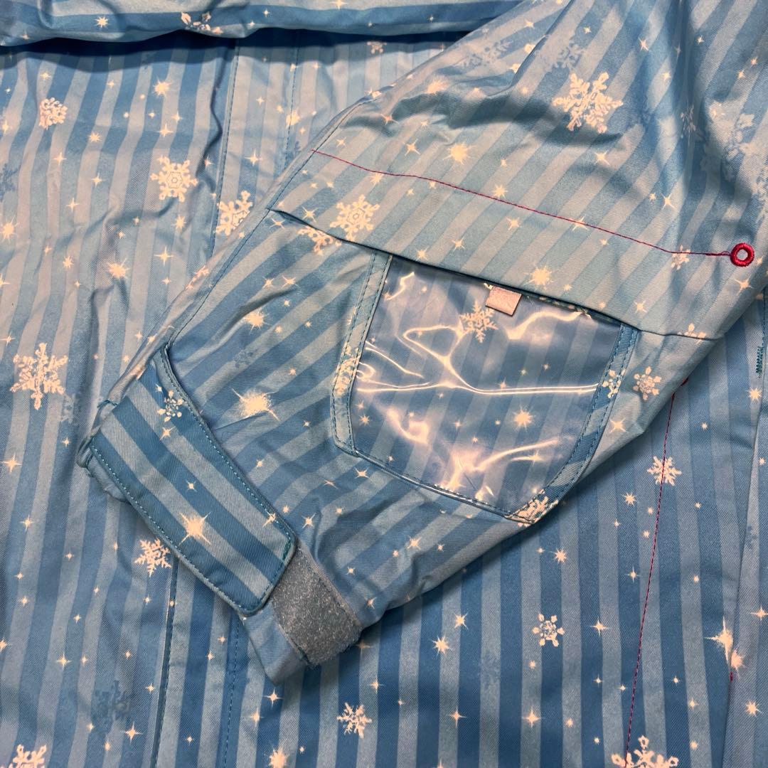 DESCENTE デサント　子供用スキーウェア上下セット　水色×ピンク　ジュニア