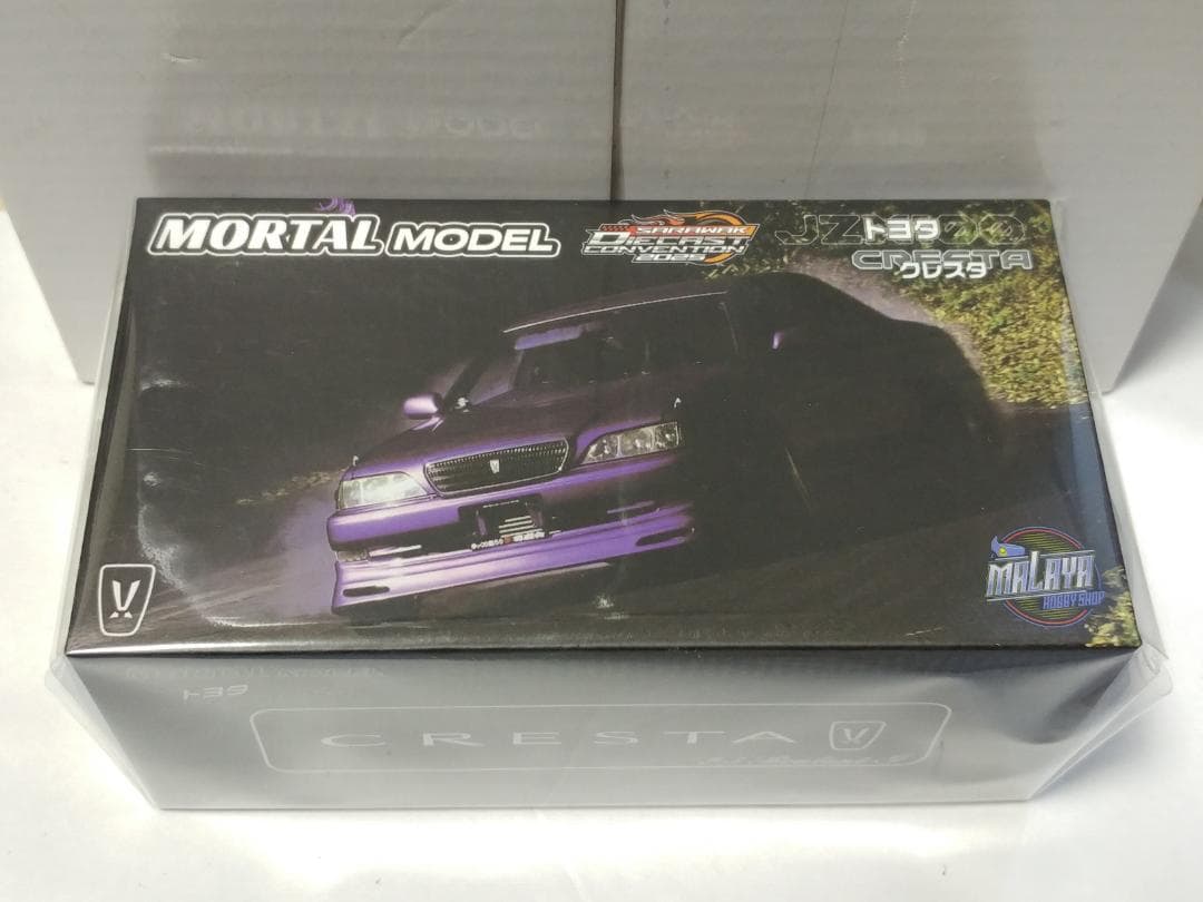 MORTAL 1/64 トヨタ クレスタ JZX100 カスタム パープル