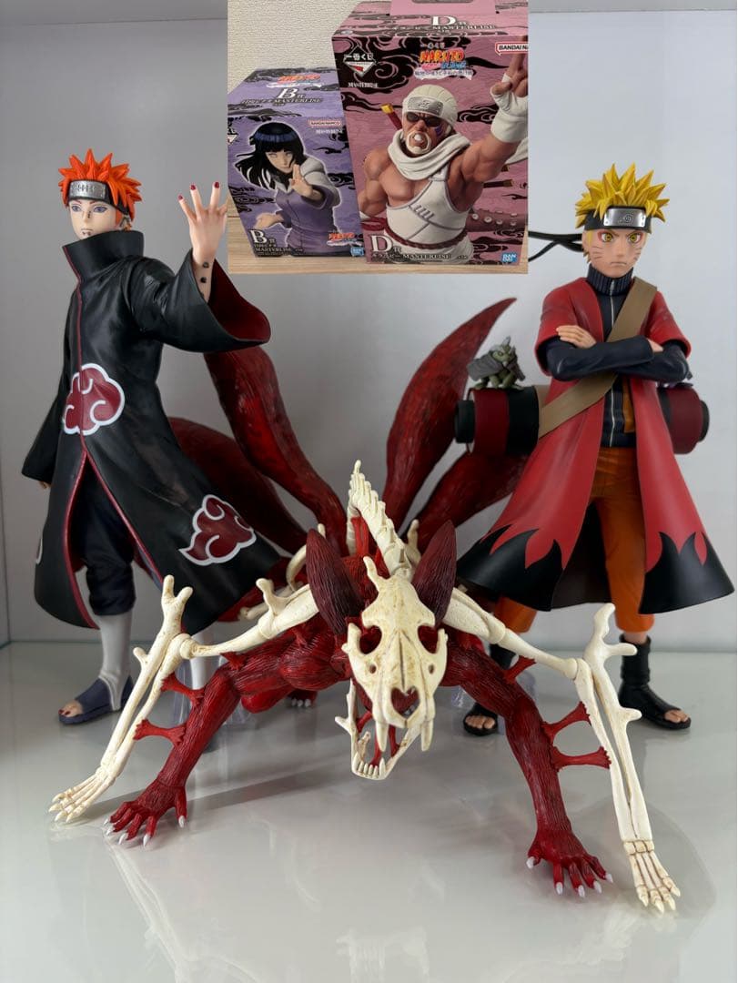 一番くじ NARUTO ナルト 疾風伝 A.B.C.D.ラストワン賞 5体セット