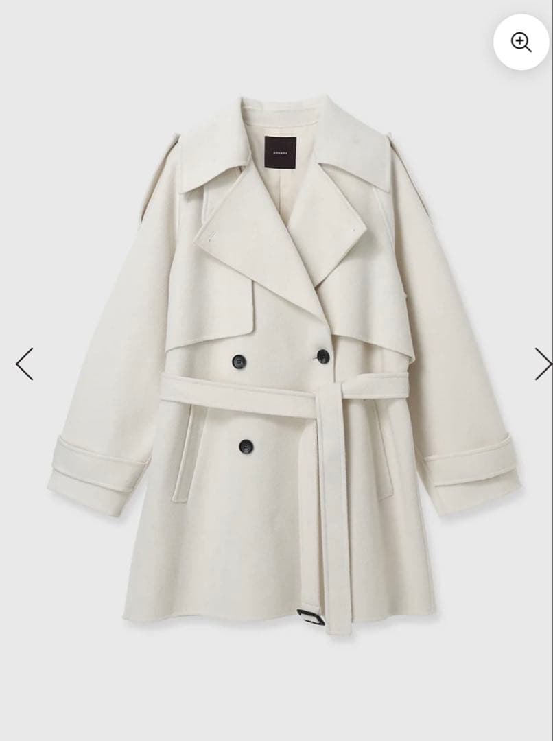 チコ✩anuan リバーウールミドルトレンチコート