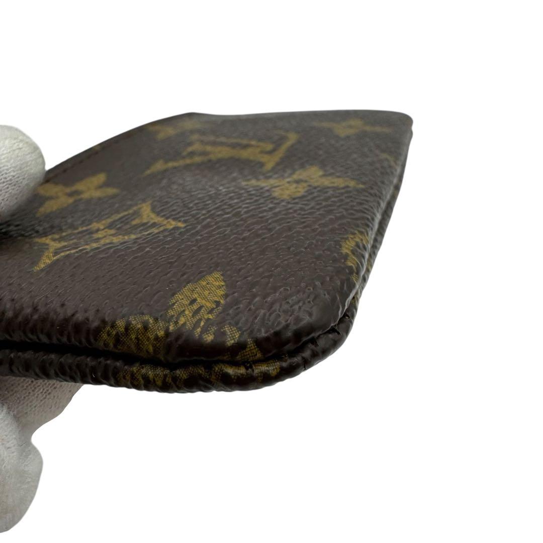 美品　ルイヴィトン　モノグラム　ポシェットクレ　ケース　ゴールド金具