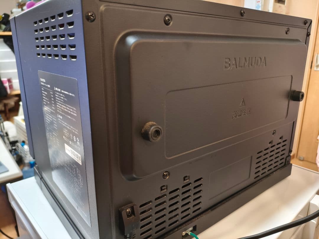 【動作良好】BALMUDA K04A-BK オーブンレンジ ブラック