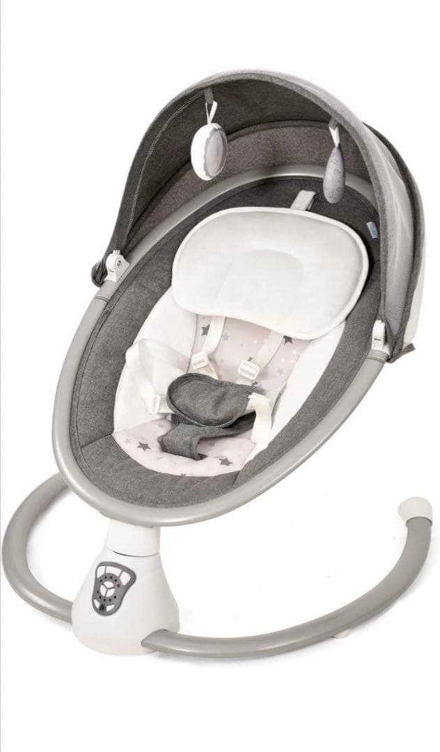 Feemomメロディー内蔵電動スイング 電動バウンサー 2Wayベビーラック