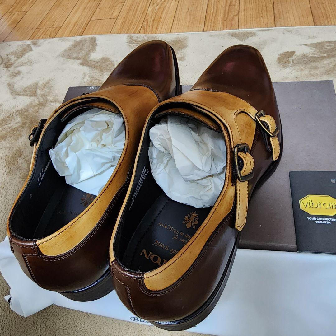 HILTON ダブルモンクストラップ 革靴