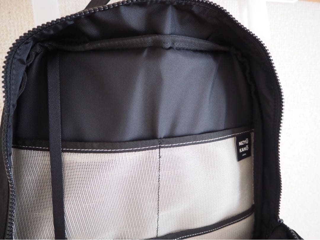 NIZYU KANO｜FUKUI SIWA ナイロンリュックM ブラック