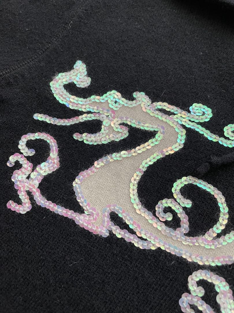 ダンスウィズドラゴン ウールカシミヤ フード付き ニット セーター 美品♡