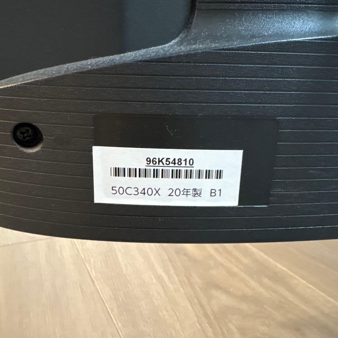 TOSHIBA REGZA 50C340X 50型 4K 液晶テレビ 20年製