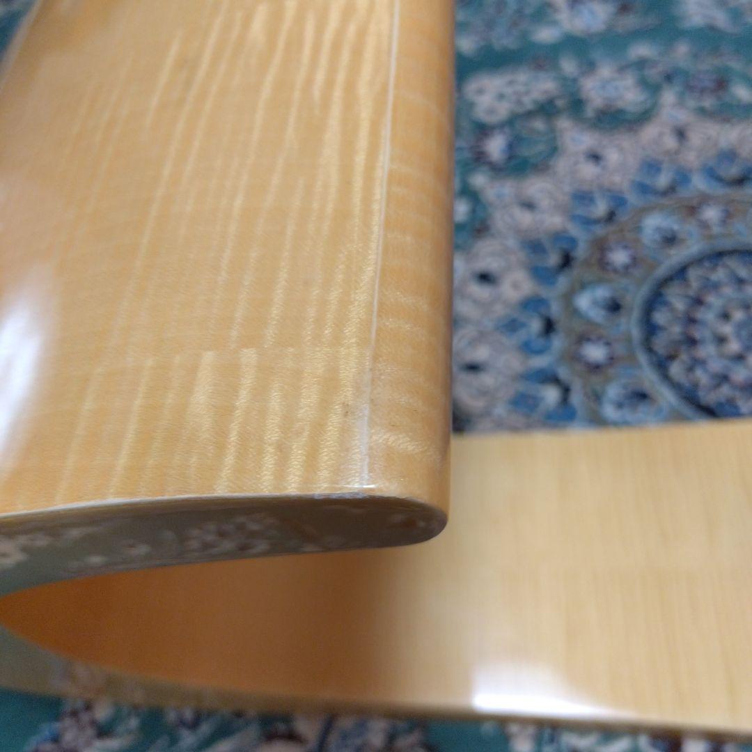 松創 ソファーテーブル センターテーブル ローテーブル ガラス シカモアメープル