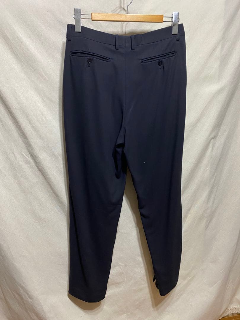 パンツ AURALEE HARD TWIST WOOL DOBBY SLITSLACKS