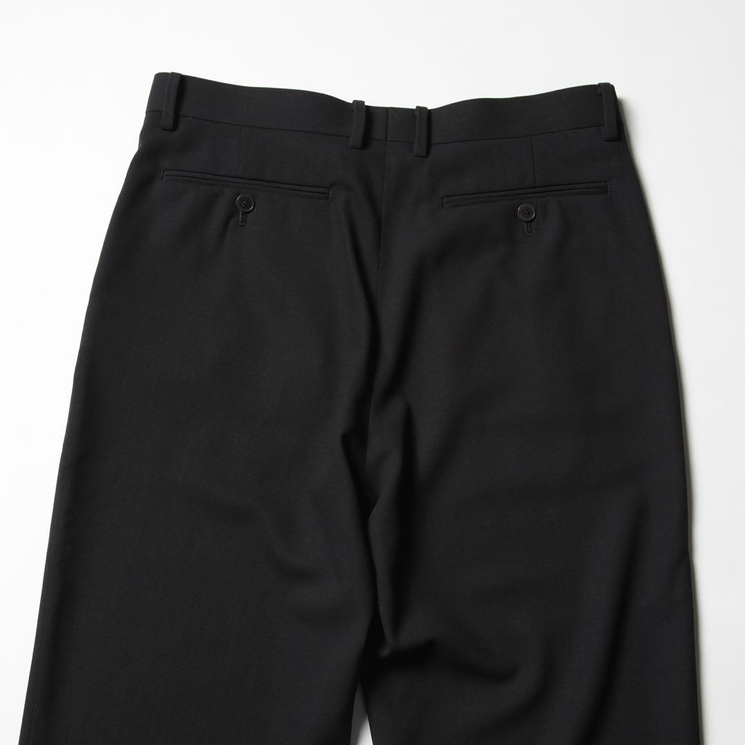 パンツ AURALEE HARD TWIST WOOL DOBBY SLITSLACKS