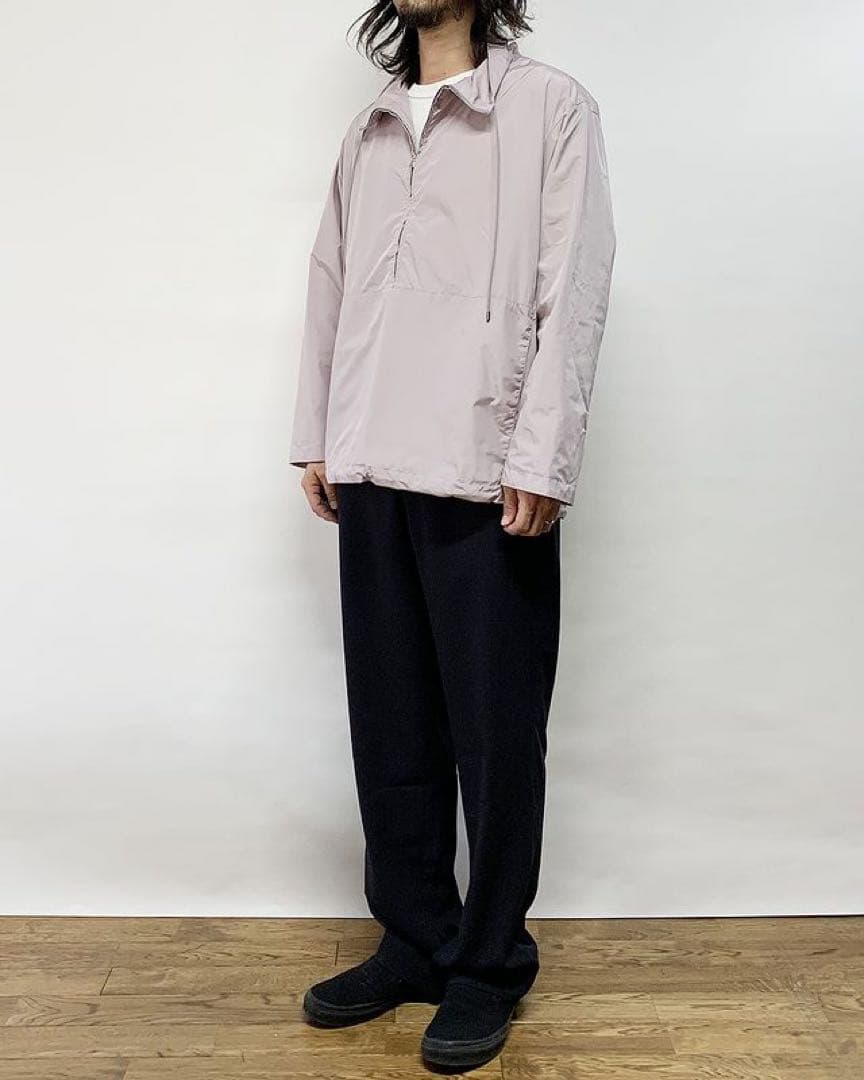 パンツ AURALEE HARD TWIST WOOL DOBBY SLITSLACKS