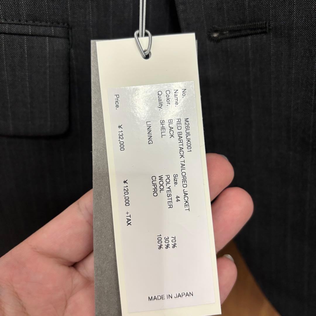 ‼️26SS‼️MASU RED BAR TACK TAILORED JACKET