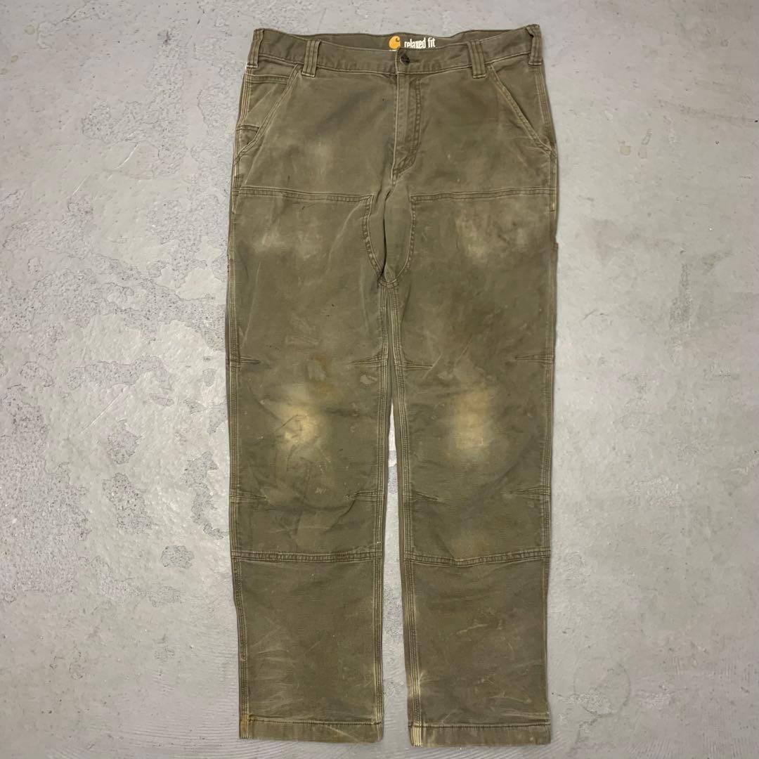 12WC965 Carhartt ダブルニー モスグリーン ペインターパンツ