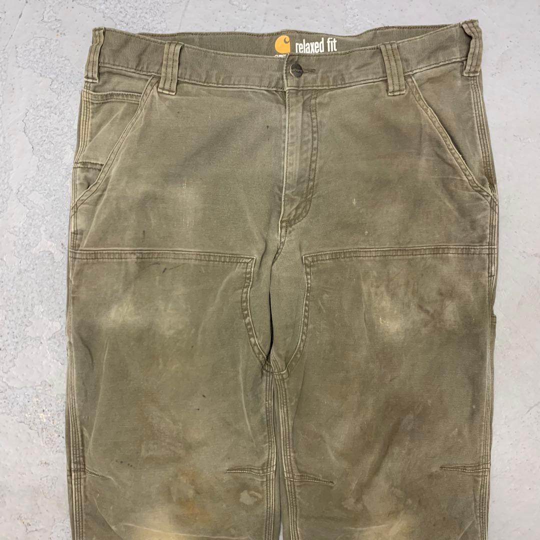 12WC965 Carhartt ダブルニー モスグリーン ペインターパンツ