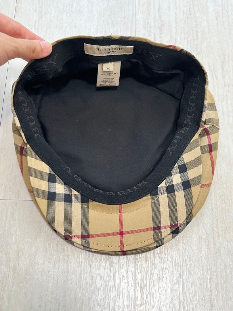 BURBERRY LONDON バーバリー チェック柄 ハンチング　ノバチェック