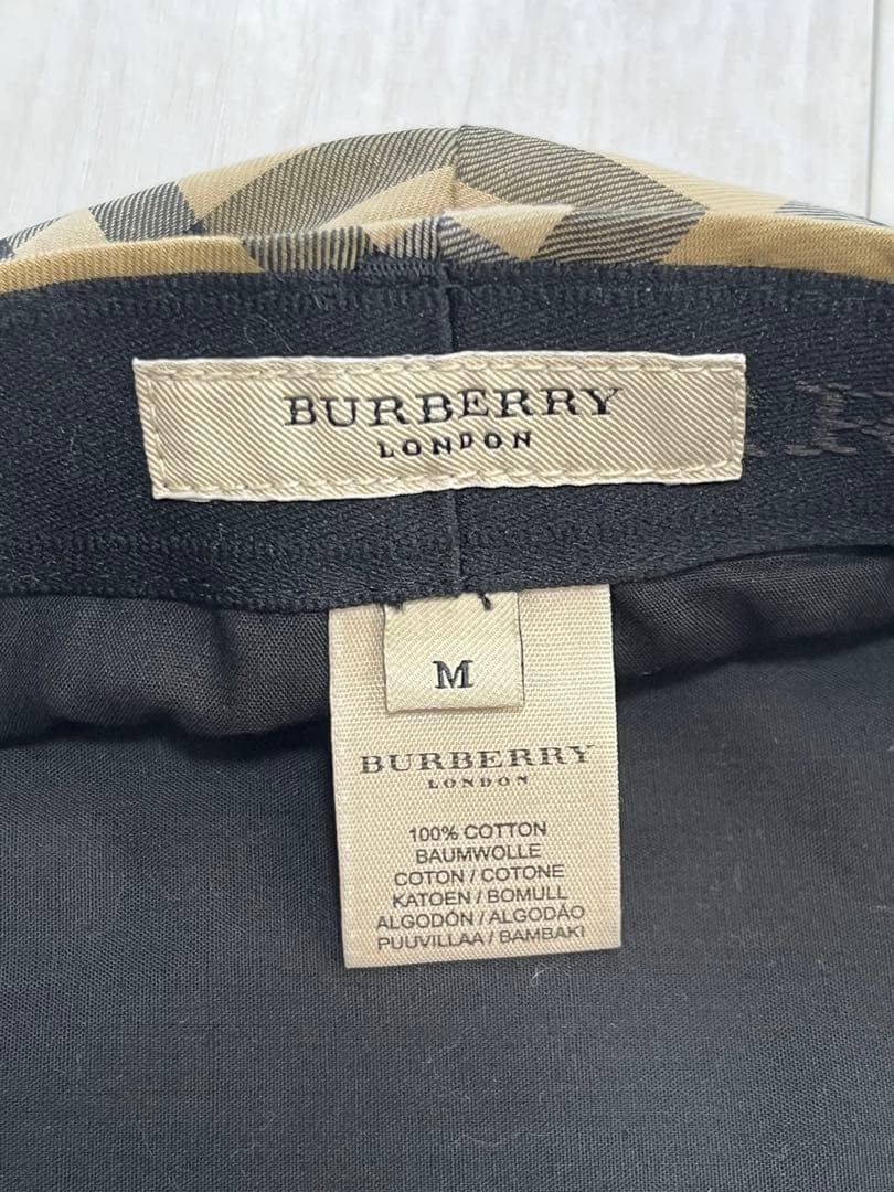 BURBERRY LONDON バーバリー チェック柄 ハンチング　ノバチェック