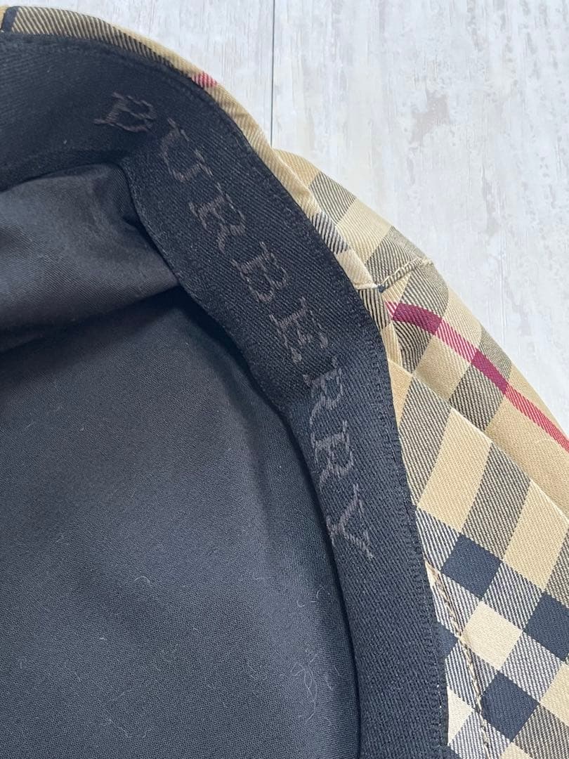BURBERRY LONDON バーバリー チェック柄 ハンチング　ノバチェック