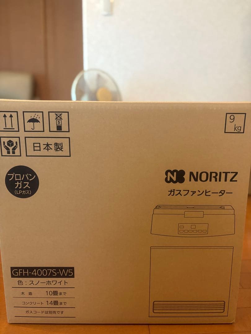 【新品】NORITZ ガスファンヒーター GFH-4007S-W5 プロパン