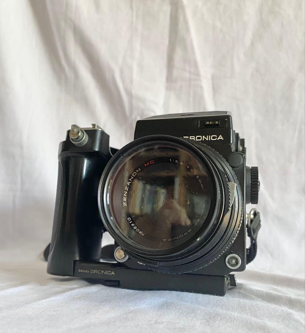 Zenza Bronica ETRS 75mm ゼニアブロニカ　グリップ付き