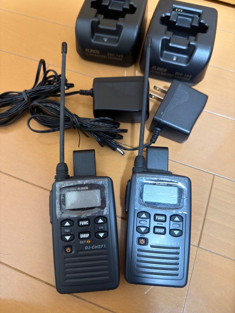 ななオジ（まなこ）様【4台セット】特定小電力トランシーバー DJ-CH271