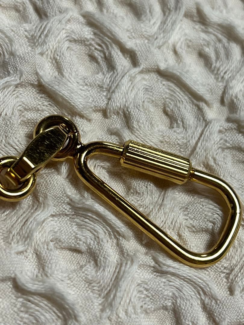 LOEWE ロエベ　ゴールド レザーチャーム　未使用品