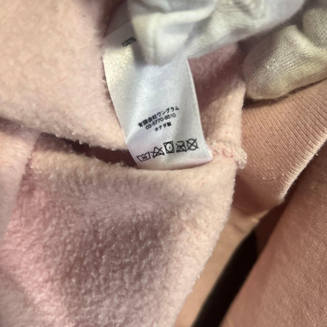【美品】supreme スウェット　ピンク　裏起毛