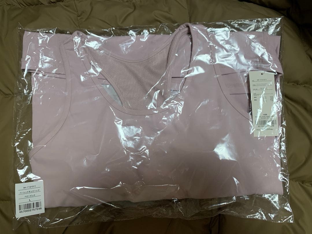 【SUKALA】新品・未開封】 ベーシック　タンクトップ サイズL ピンク