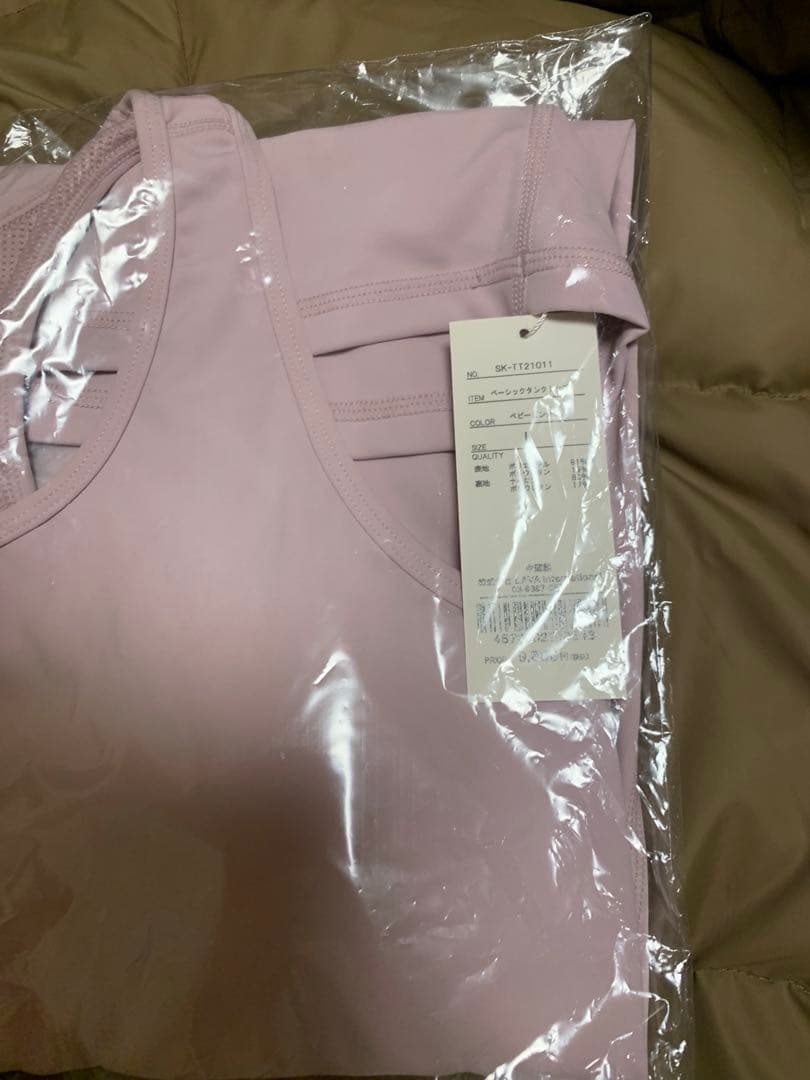 【SUKALA】新品・未開封】 ベーシック　タンクトップ サイズL ピンク