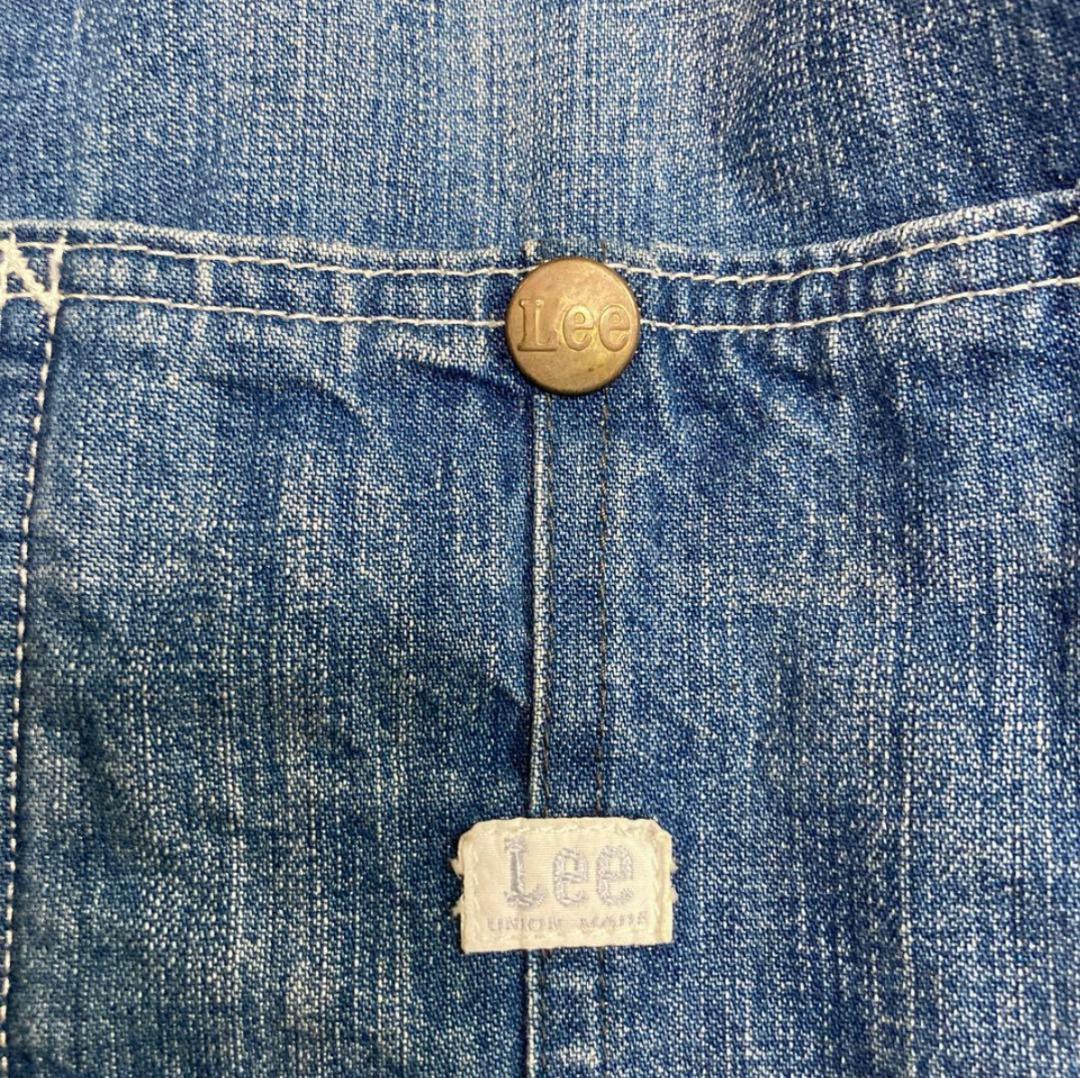【超美品】Lee 91-J 加工 デニムカバーオール ロコジャケット 40