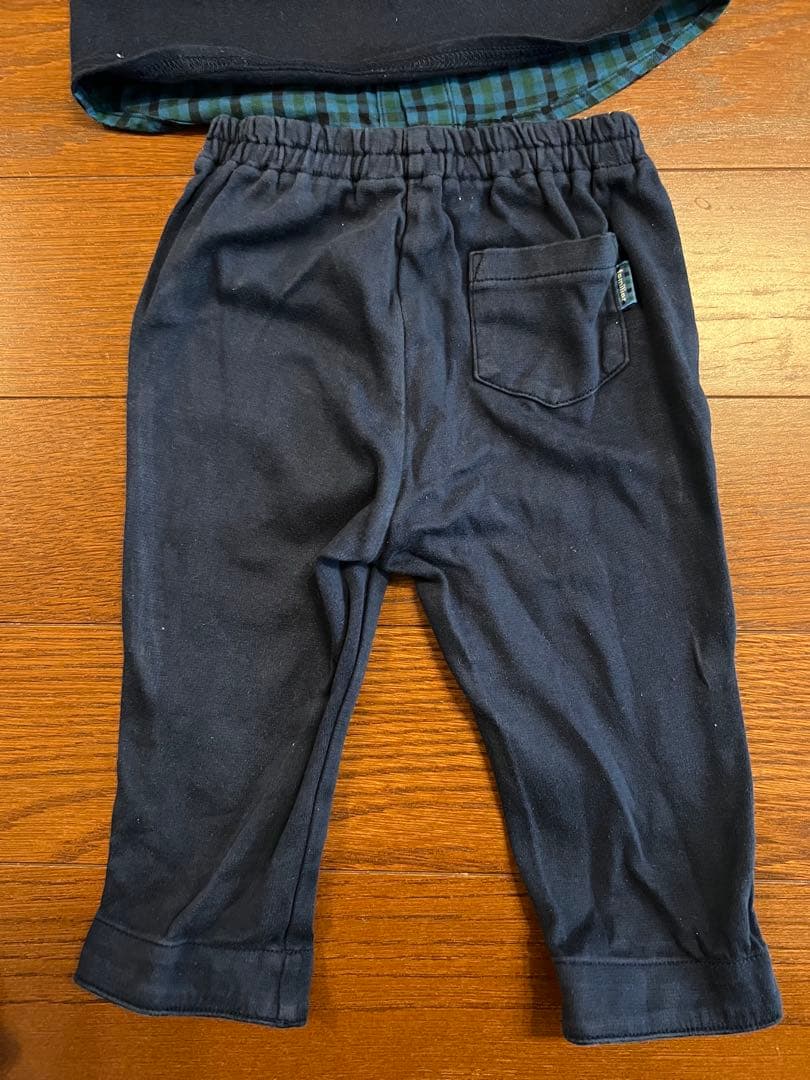 familiar フォーマルセットアップ 80cm ネイビー　男の子