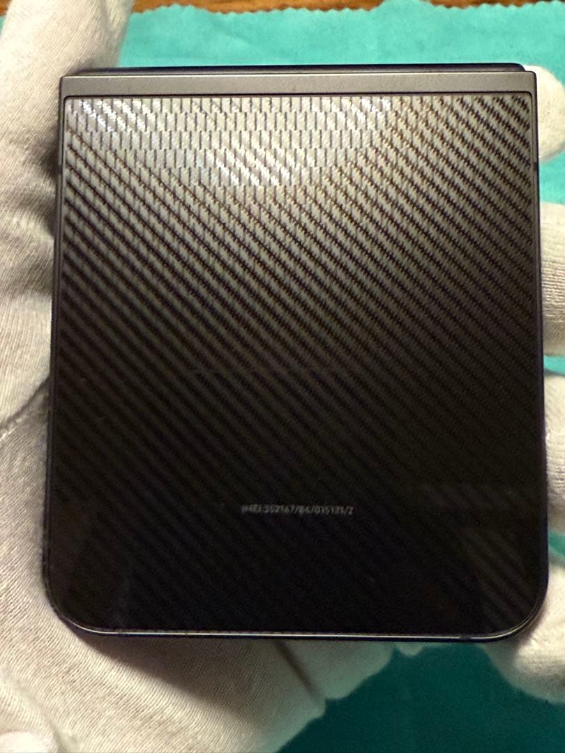 Galaxy Z flip 6 国内版256GB クラフテッドブラック限定カラー