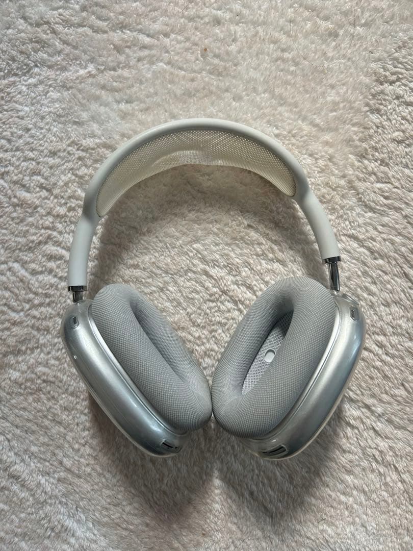 AirPodspromax ノイズキャンセリング ワイヤレスイヤホン シルバー