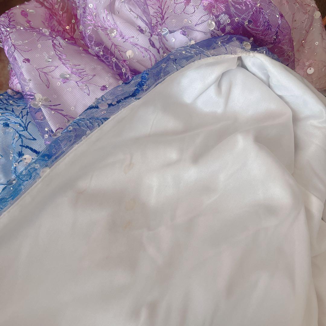 AngelR エンジェルアール ロングドレス グラデーション ビジュー ピンク