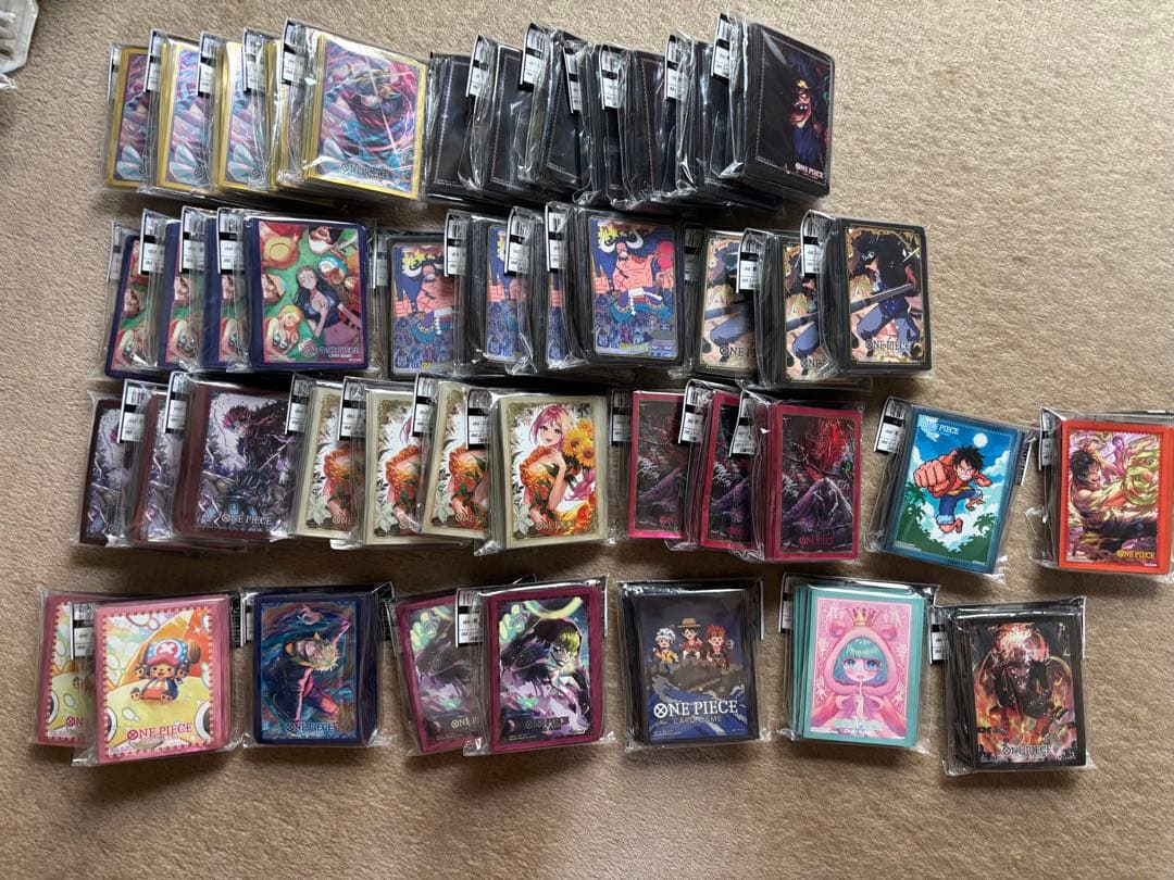 ワンピース トレーディングカード スリーブ 大量セット