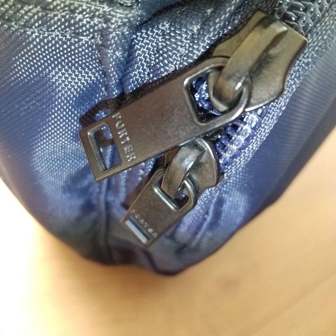 【美品】PORTER FLASH ショルダーバッグ ネイビー