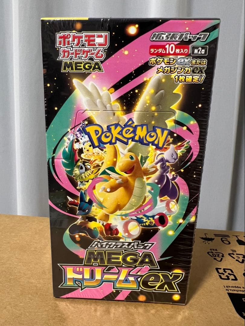 ポケモンカードゲーム 【シュリンク付き】　MEGAドリームex 1BOX