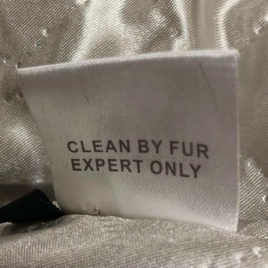 COCON Japan リアルファー付きジャケット　ベルト付き　R