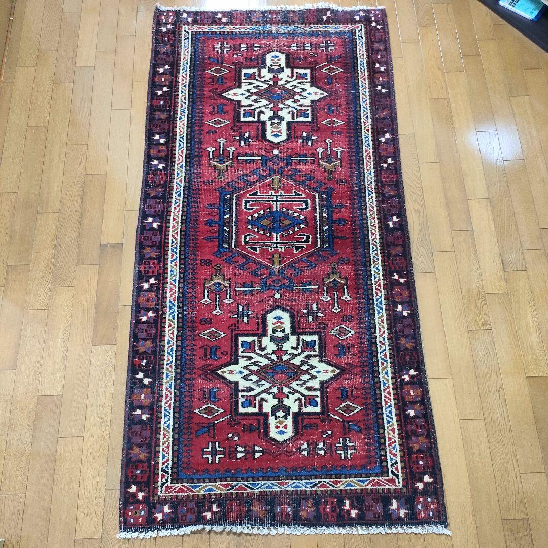 ヴィンテージラグ　トライバルラグ　インド産