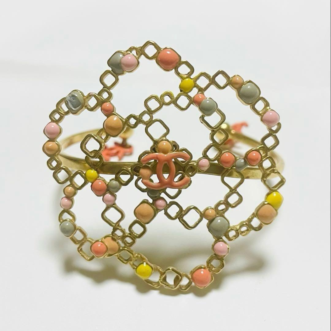 CHANEL マルチカラーバングル ココマーク