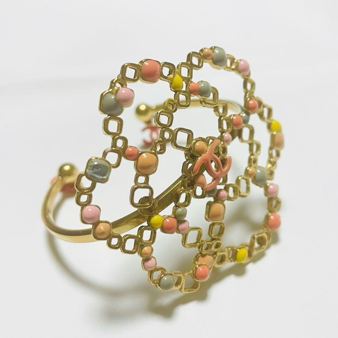 CHANEL マルチカラーバングル ココマーク