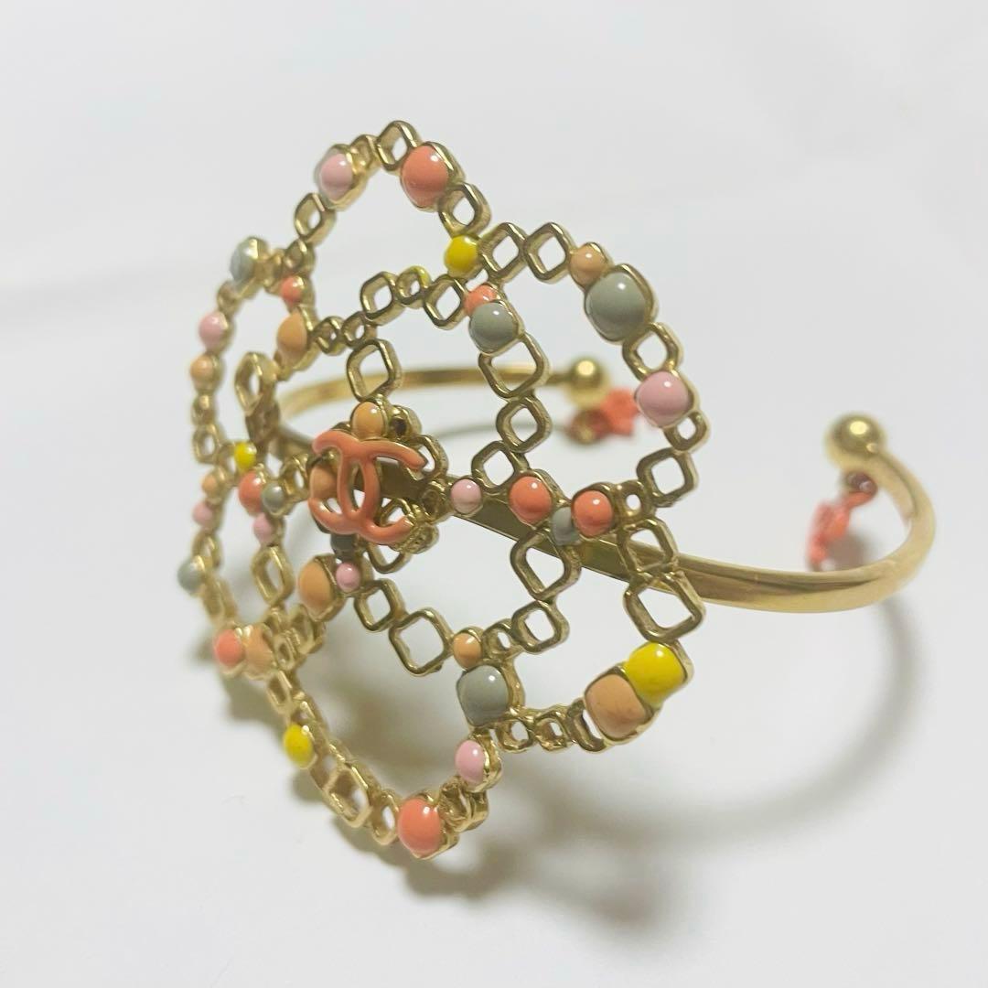 CHANEL マルチカラーバングル ココマーク