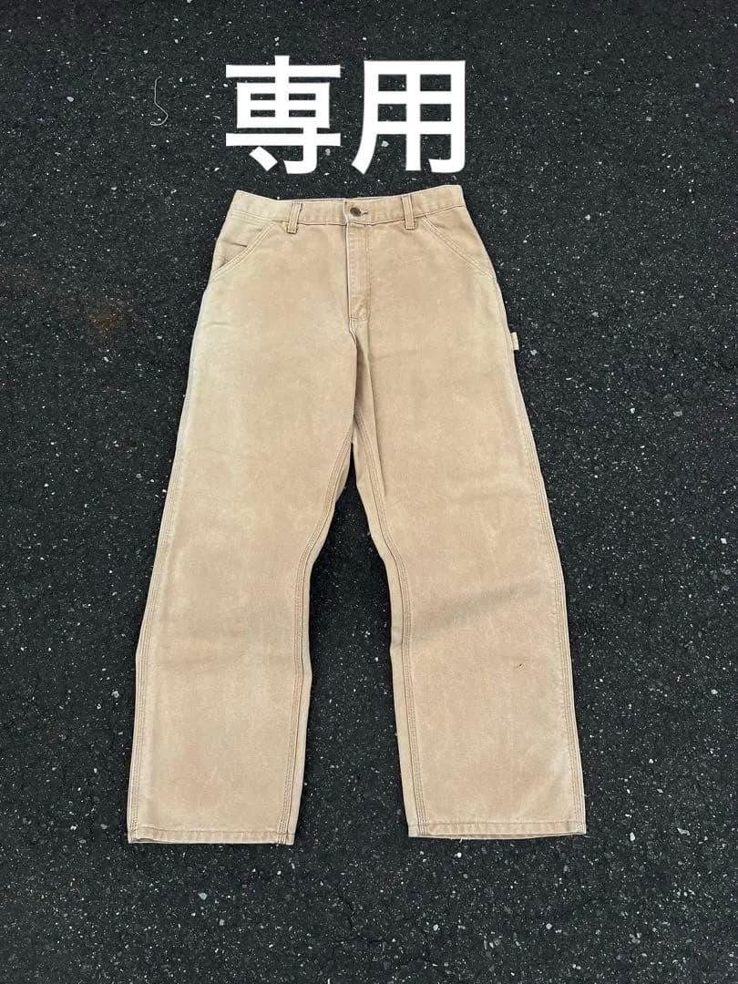 希少 90s カーハートペインターパンツ