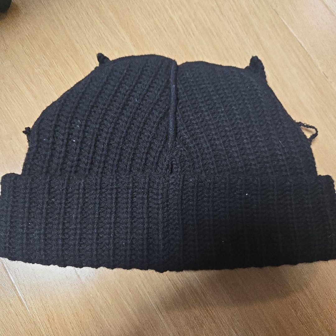 Charles Jeffrey Loverboy 猫耳ニット帽 黒