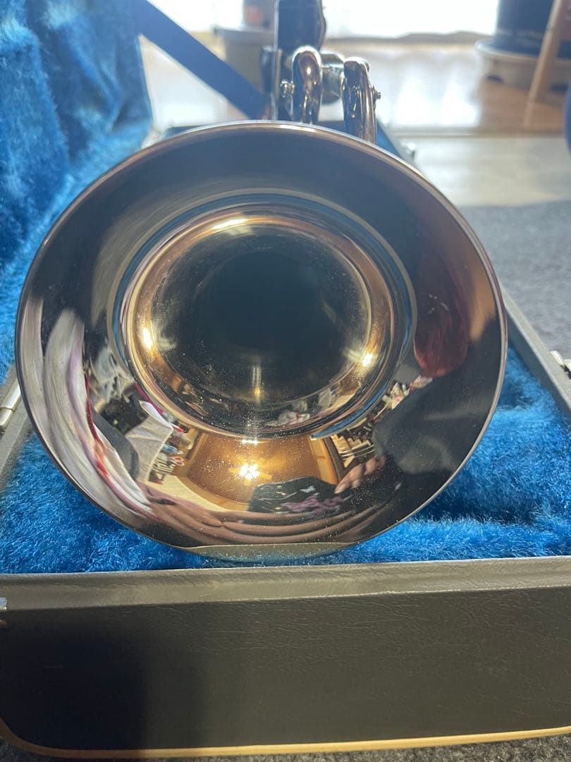 YAMAHA シルバー トランペット ケース付き